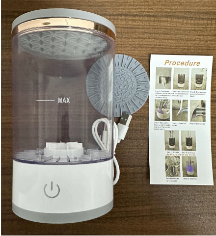 Automatic Makeup Brush Cleaner